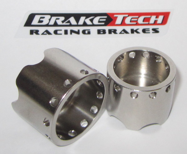 BrakeTech Stainless Steel Ventilated Caliper Pistons - Yamaha Honda Ducati  Aprilia Suzuki Kawasaki KTM BMW - BT-CRP-BK*